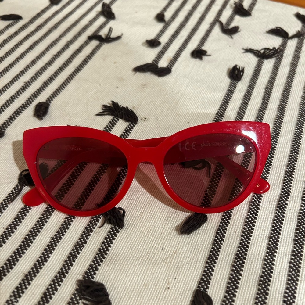 J. Crew Red Cat-Eye Women's Sunglasses